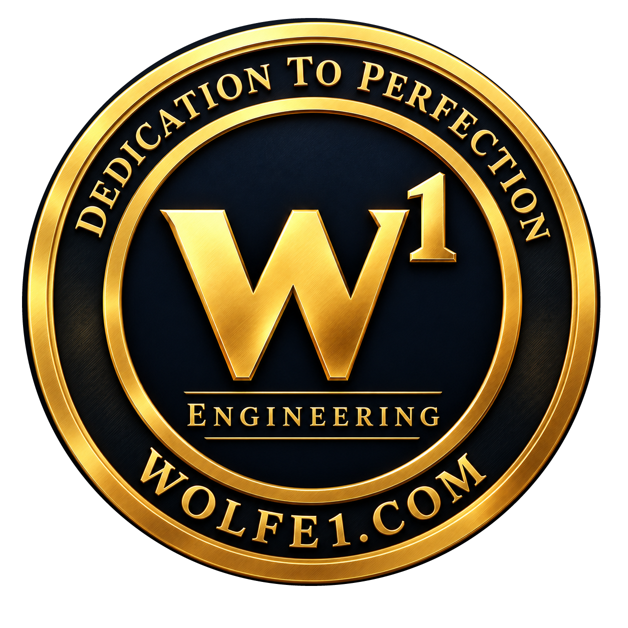 Wolfe1 engineering seal: Dedication To Perfection, Engineering, Wolfe1.com